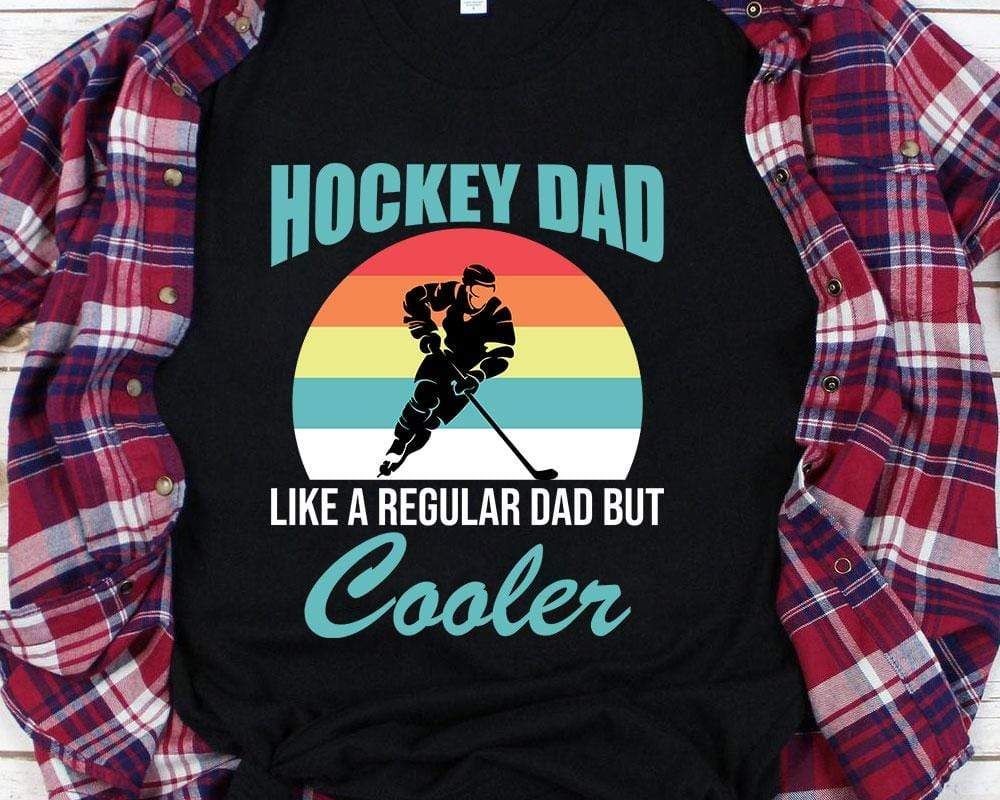 Gifts For Dad  Hockey Dad Cooler T-Shirt