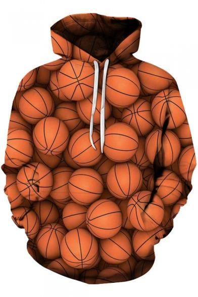 Basketball Pattern Hoodie 3D All Over Print
