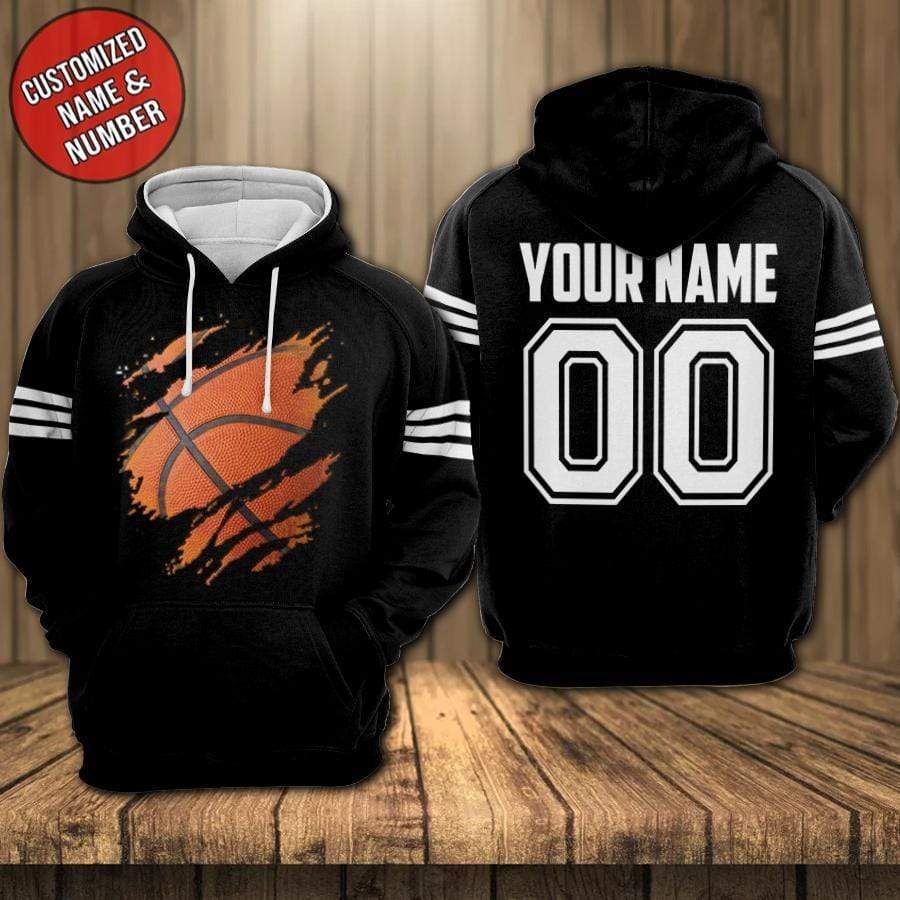 Personalized Basketball All Over Prints Hoodie