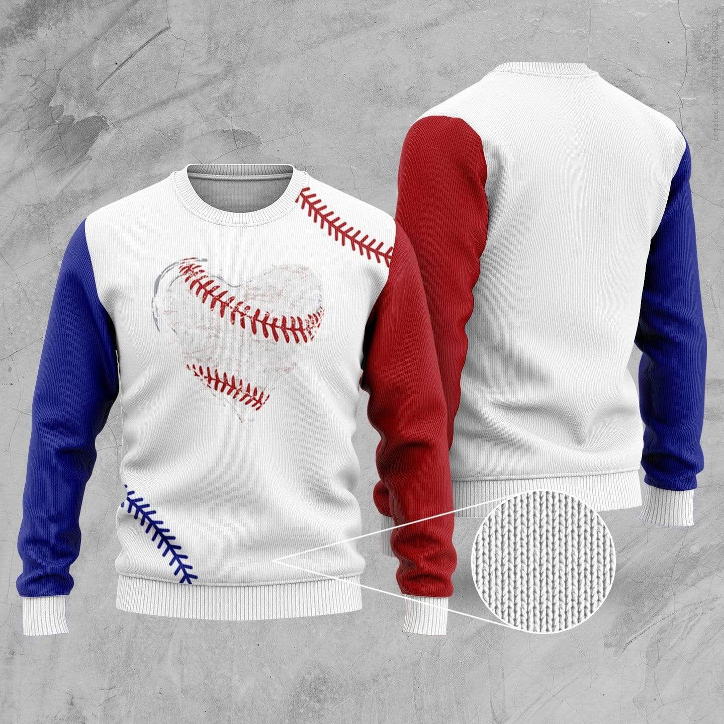 Simple Love Baseball Sweater