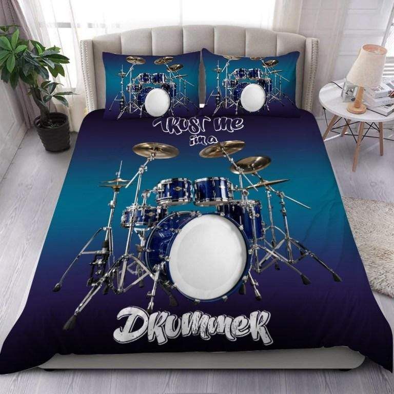 Music I'M Drummer V2 Duvet Cover Bedding Set