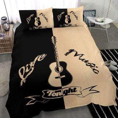 Music Guitar Live Tonight Bedding Duvet Cover Bedding Set