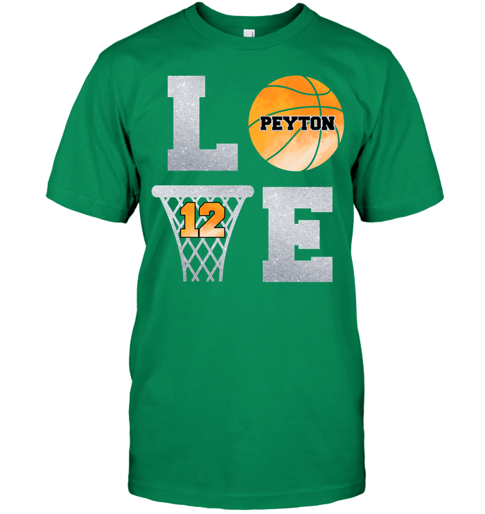 Personalized Custom Basketball T Shirt Design Love With Your Name