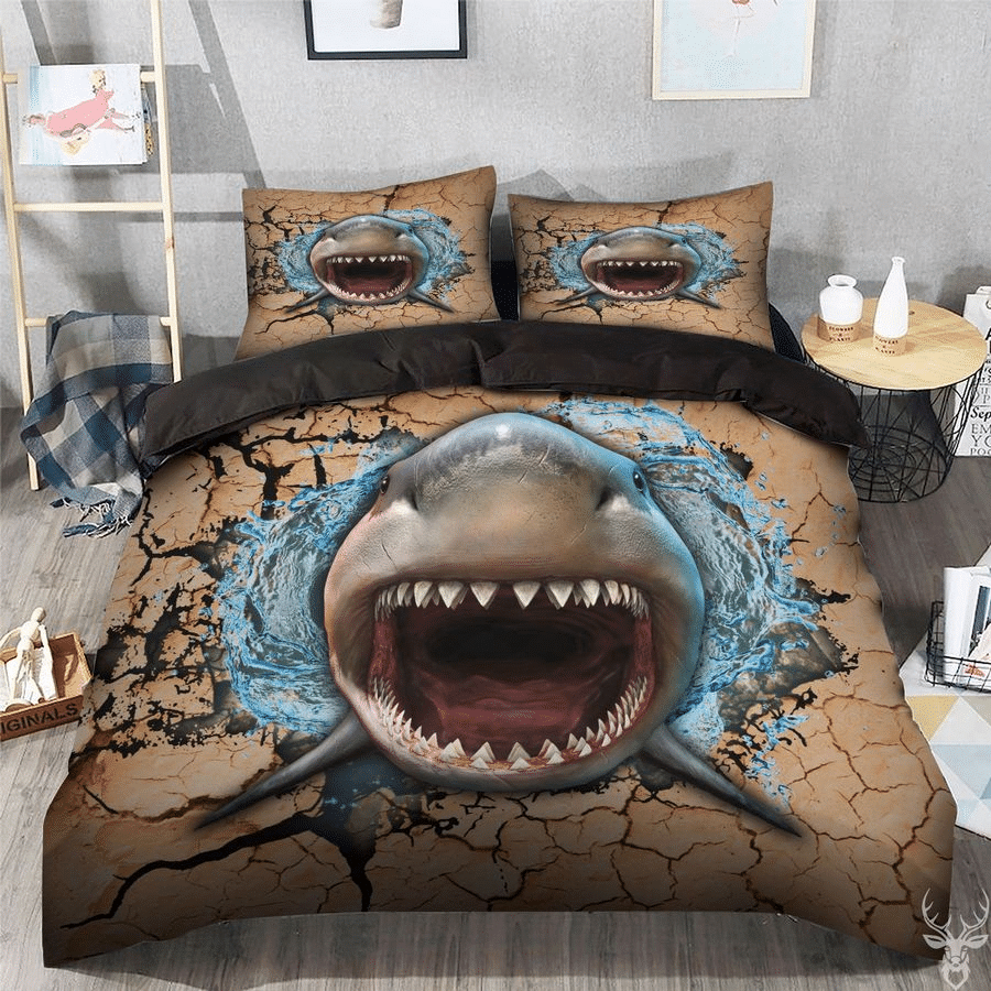 Shark Attack Duvet Cover Bedding Set