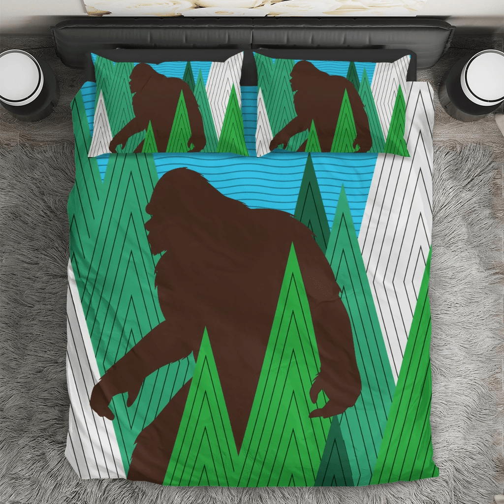 There's A Squatch In These Woods Bedding Duvet Cover Bedding Set