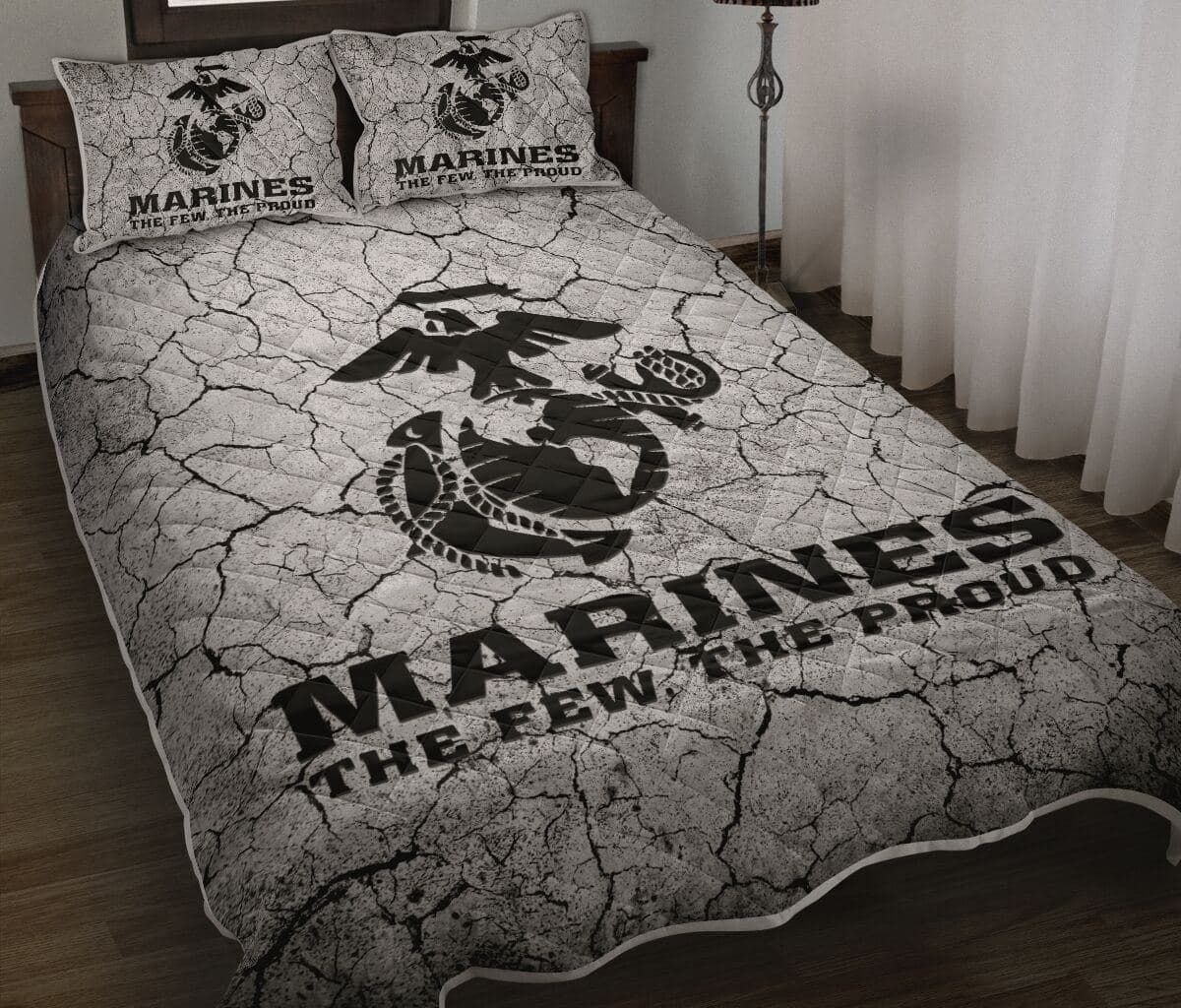 Us Marine Corps Quilt Set Quilt Set PANQBS0049