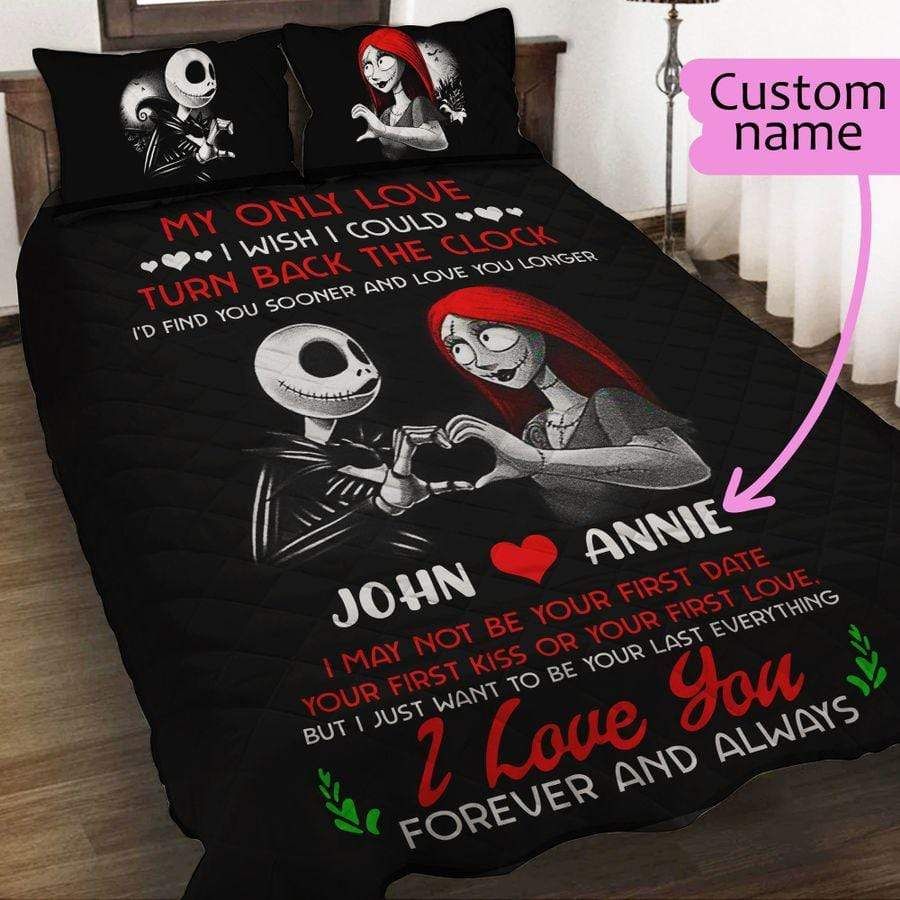 Personalized Love You Forever And Always Quilt Set PANQBS0091