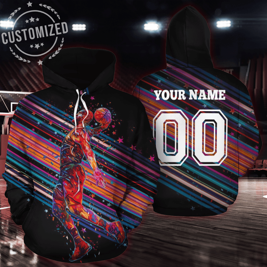 Personalized Customized Inspired Basketball Player Hoodie 3D All Over Print With Name