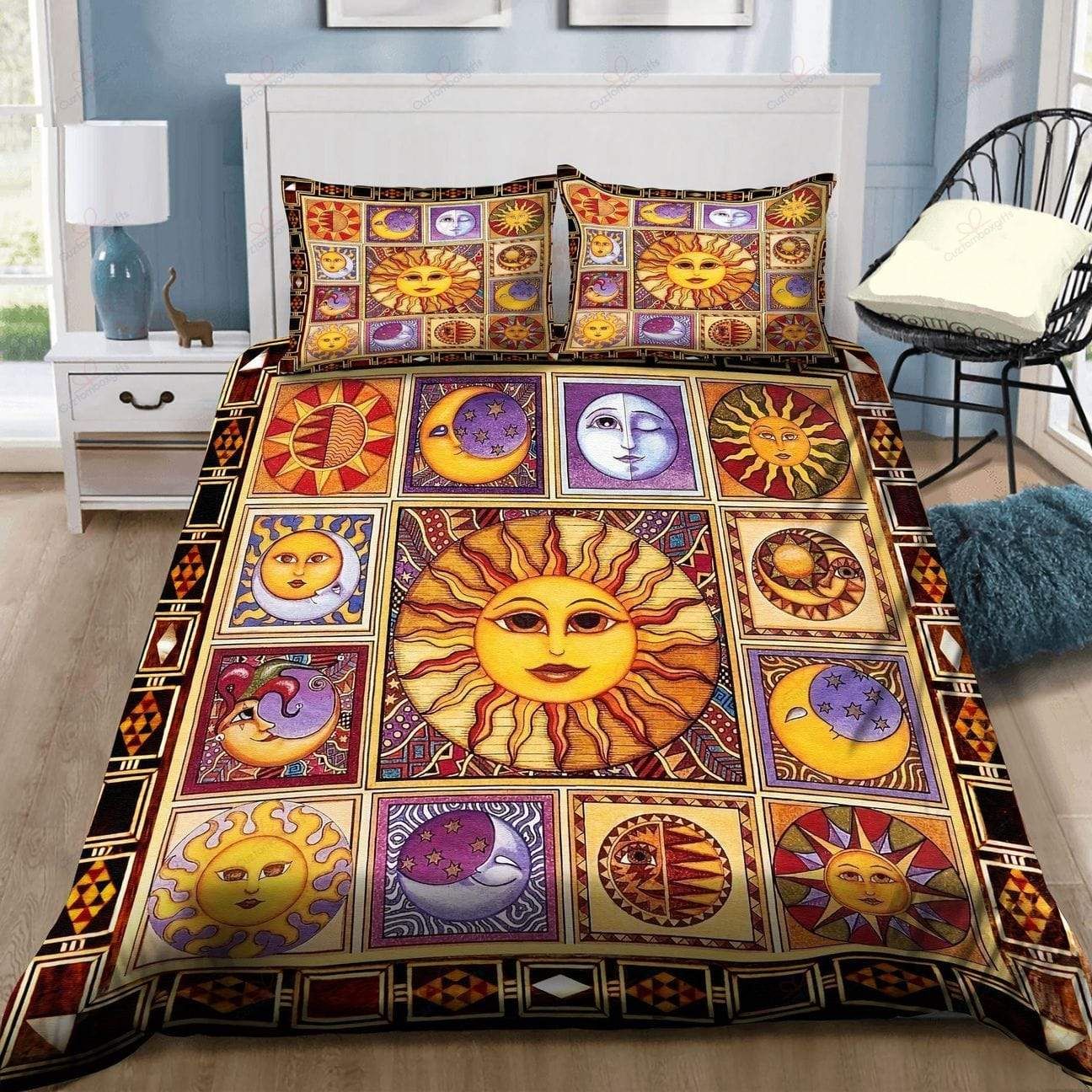 Apollo Sun Symbol Duvet Cover Bedding Set