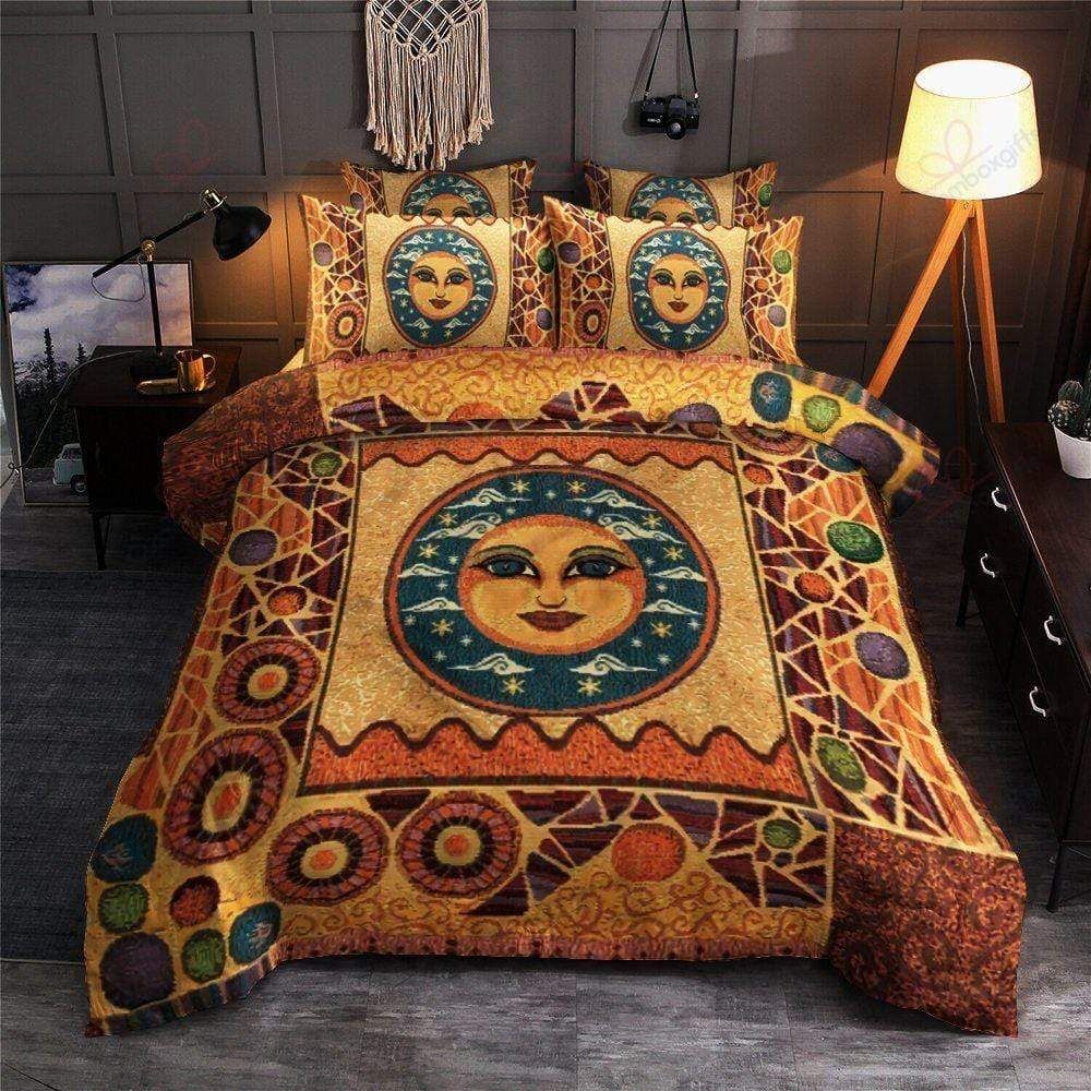 Sun Symbol Cozy Warm Duvet Cover Bedding Set
