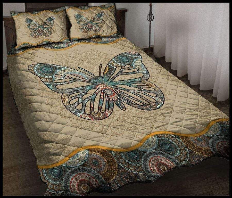 Butterfly Mandala Quilt Set