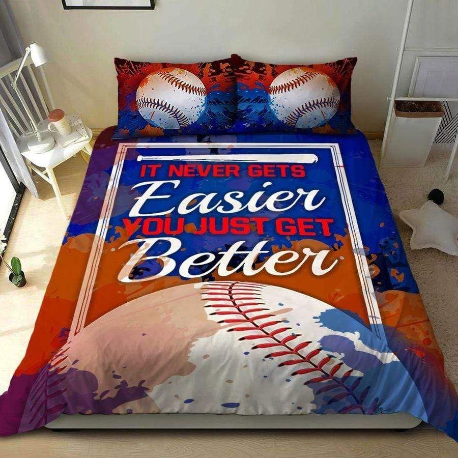 Baseball Get Better Duvet Cover Bedding Set