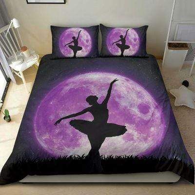 Balerina Dancing In The Moon Ballet Duvet Cover Bedding Set
