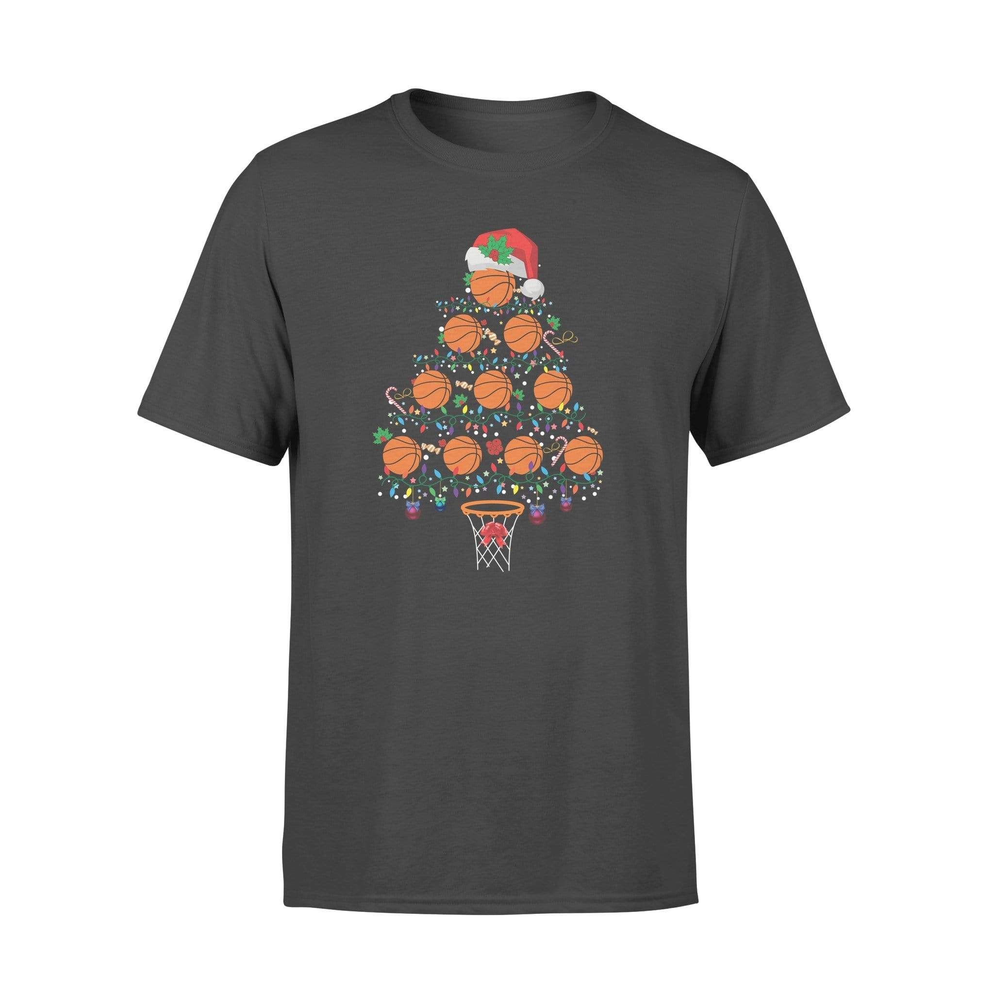 T Shirts Basketball Christmas Tree