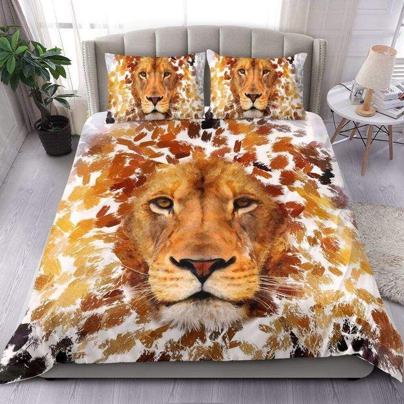Lion Painting Art Duvet Cover Bedding Set