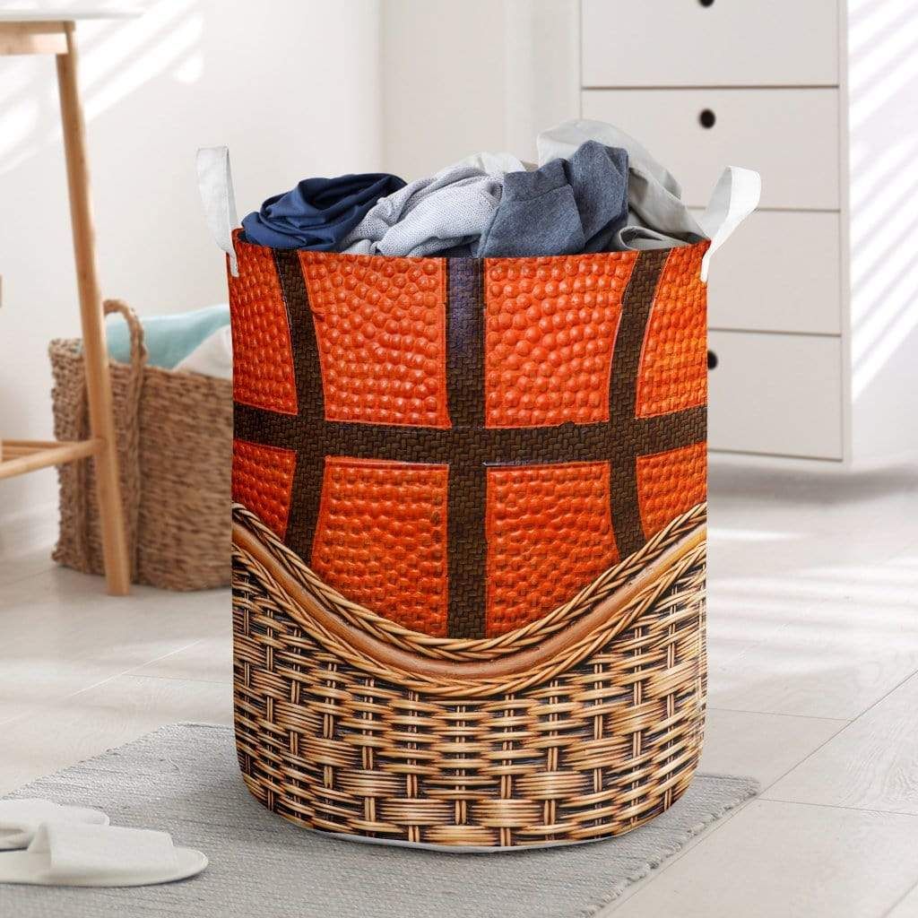 Basketball Rattan Texture Laundry Basket PANLDBK003