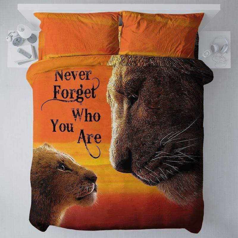 Lion Never Forget Who You Are Bedding Duvet Cover Bedding Set