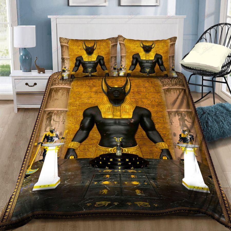 Temple Of Anubis In The Ancient Egypt Bedding Duvet Cover Bedding Set