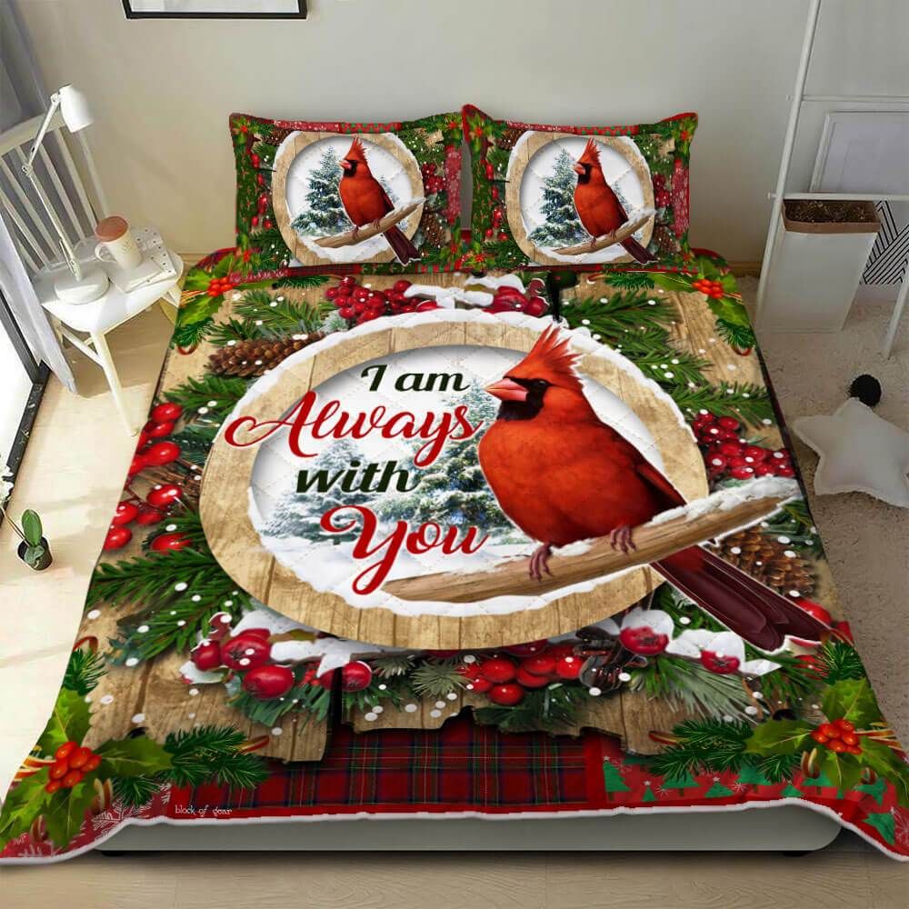 Cardinal I Am Always With You Bedding Duvet Cover Bedding Set