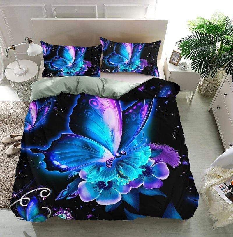 Butterfly Galaxy Duvet Cover Bedding Set