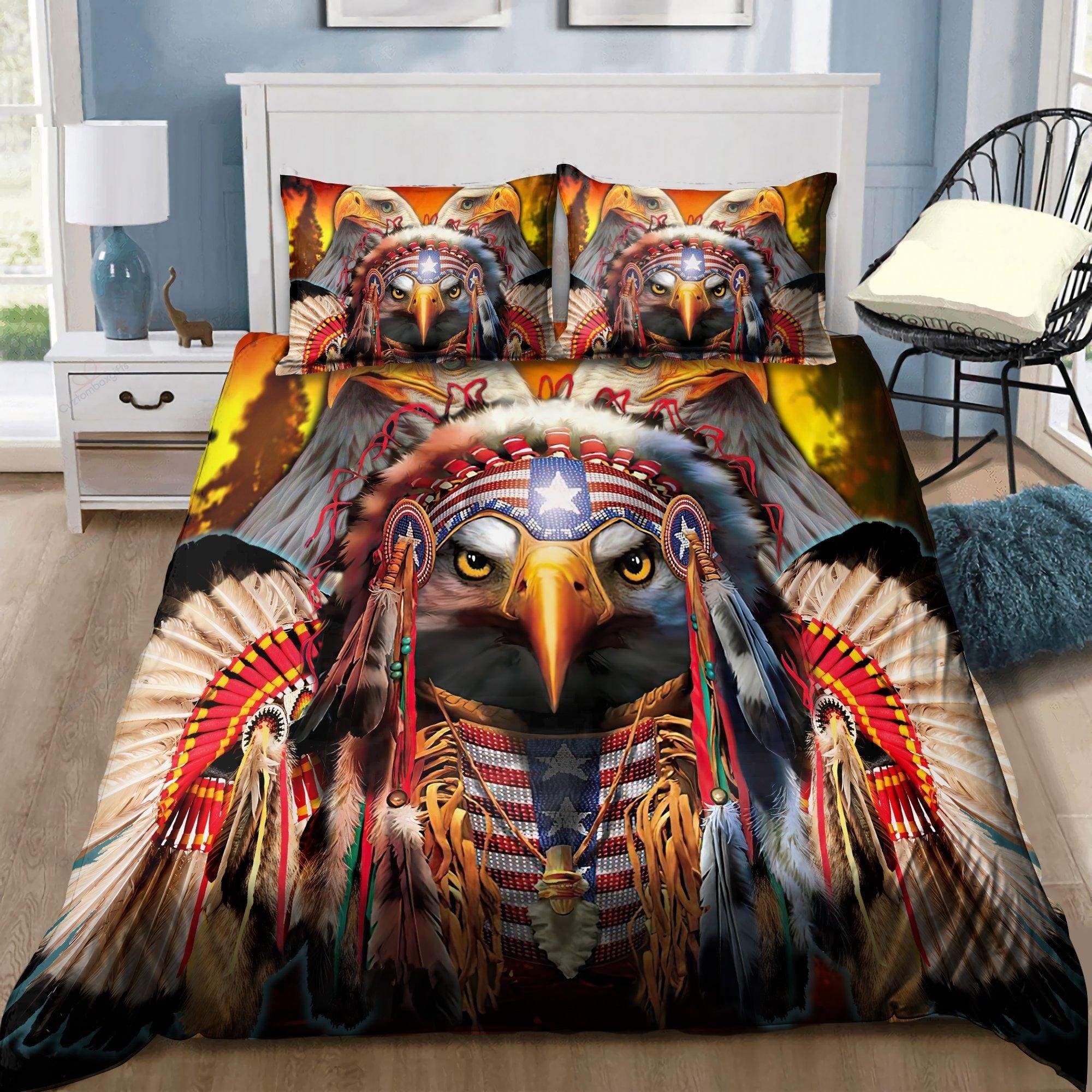 Native American Eagle Duvet Cover Bedding Set