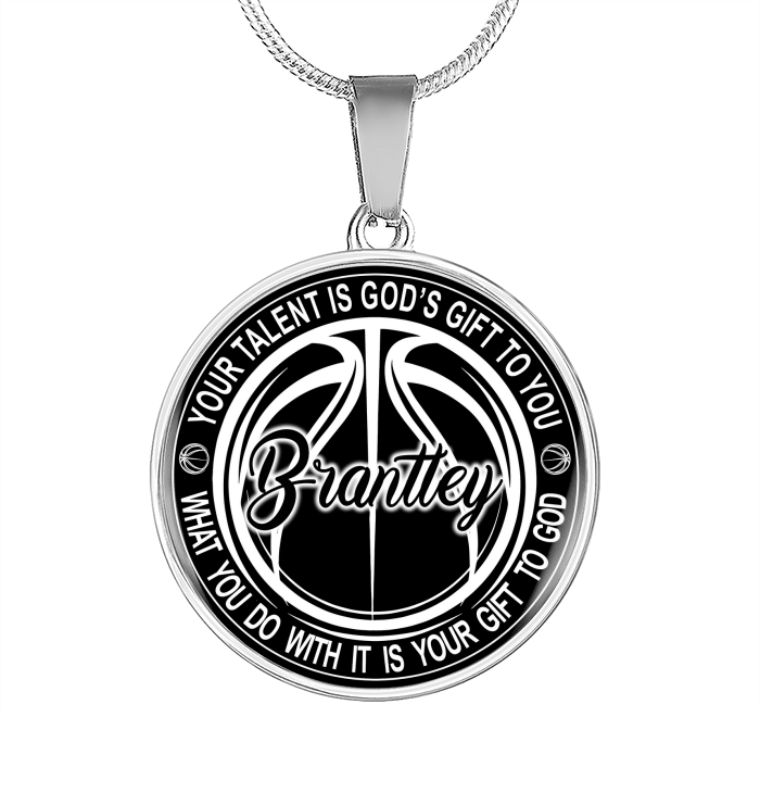 Custom Basketball Necklace Your Talent Is God'S Gift To You
