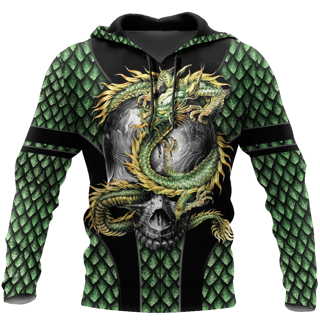 Skull dragon 3D all over printed for men and women HAC140803