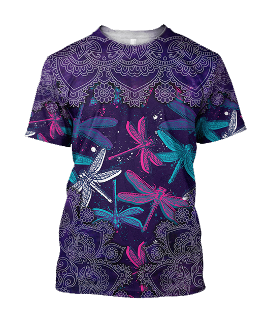 Beautiful Dragonfly 3D All Over Printed Shirts JJ300305 PAN