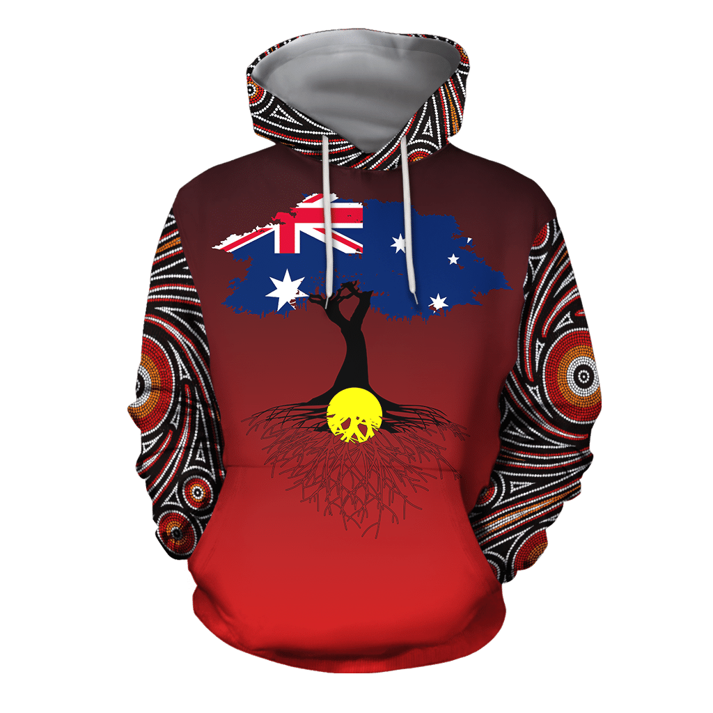 Australia Aboriginal 3D All Over Printed Hoodie Shirts JJ040402