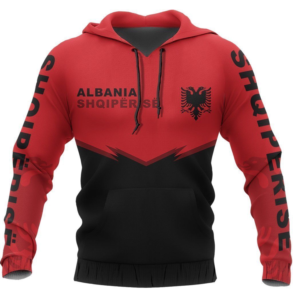 Albania Flag Hoodie - Energy Ver 2.0 NNK 1118