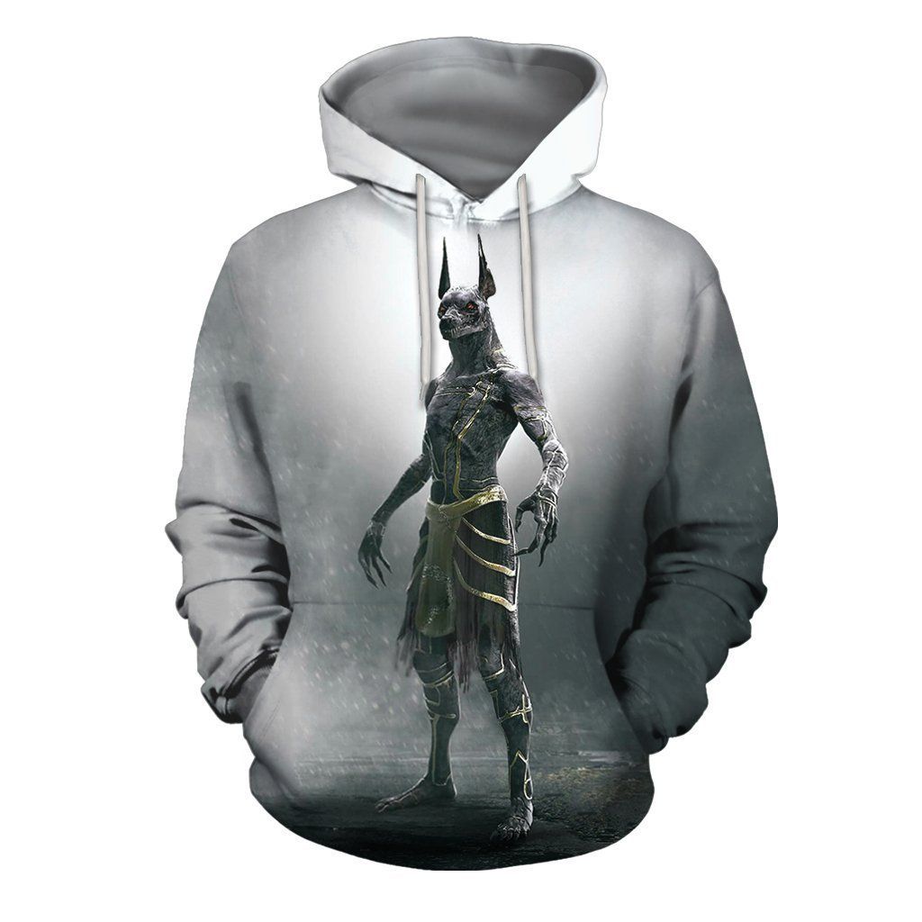 3D All Over Print Anubis Hoodie