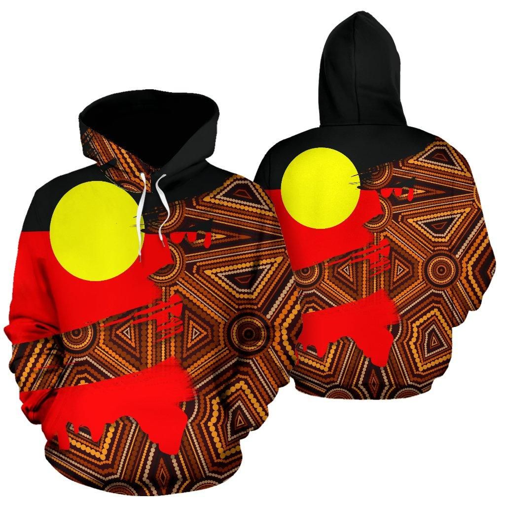 Aboriginal Flag And Pattern 3D All Over Printed Hoodie MP514