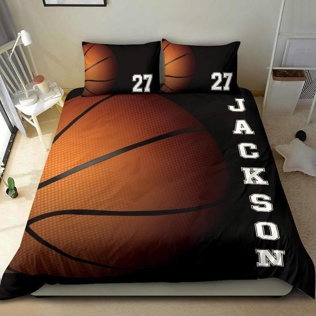 Personalized Basketball Custom Duvet Cover Bedding Set With Your Name