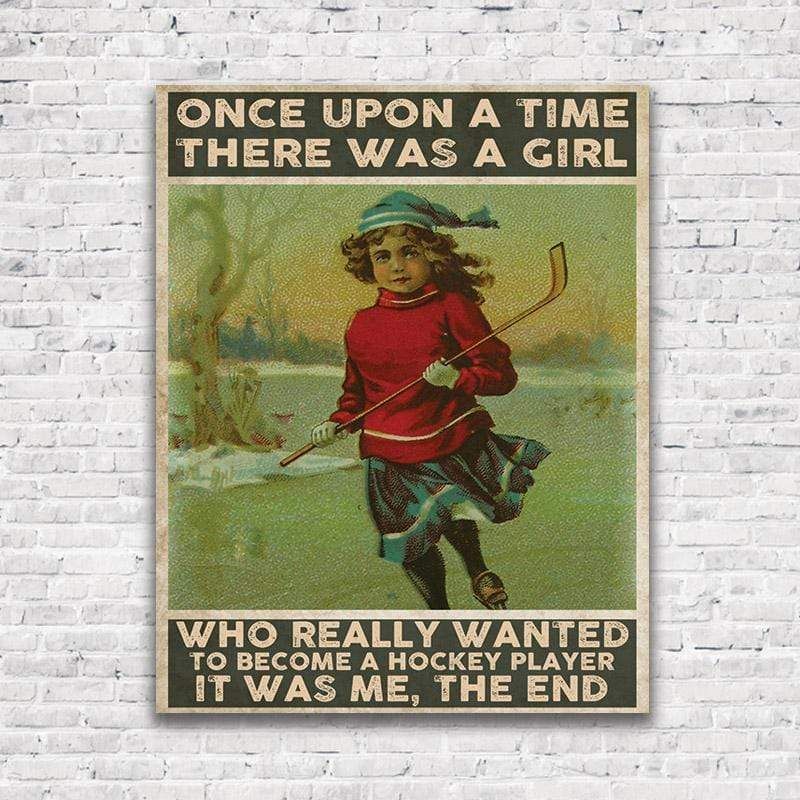 It Was Me, The End Hockey Canvas Print Wall Art PAN