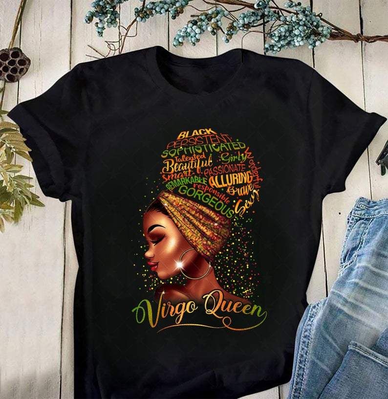 Virgo Black Queen Magic Shirt