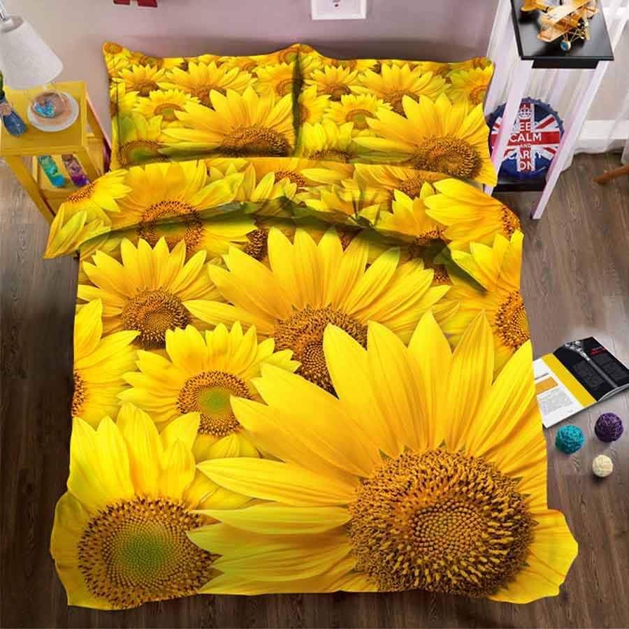 Beautiful Sunflower Duvet Cover Bedding Set