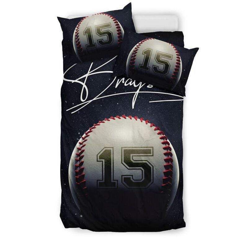 Personalized Baseball Dream Night Custom Duvet Cover Bedding Set With Your Name