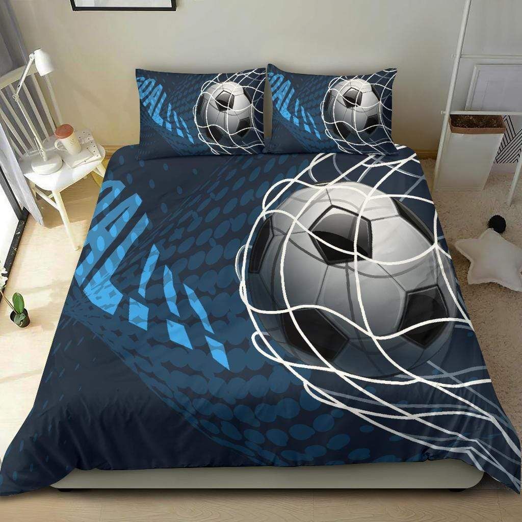 Soccer Duvet Cover Goal Bedding Set