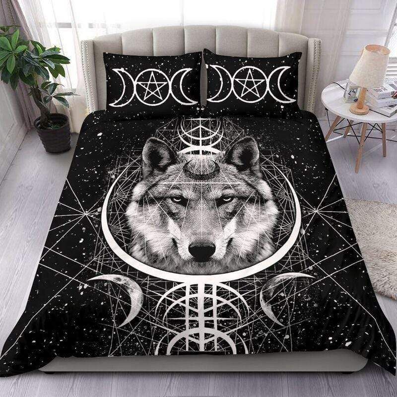 Wolf Wicca Duvet Cover Bedding Set