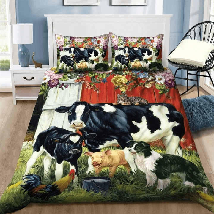 Amazing Happy Farm Duvet Cover Bedding Set