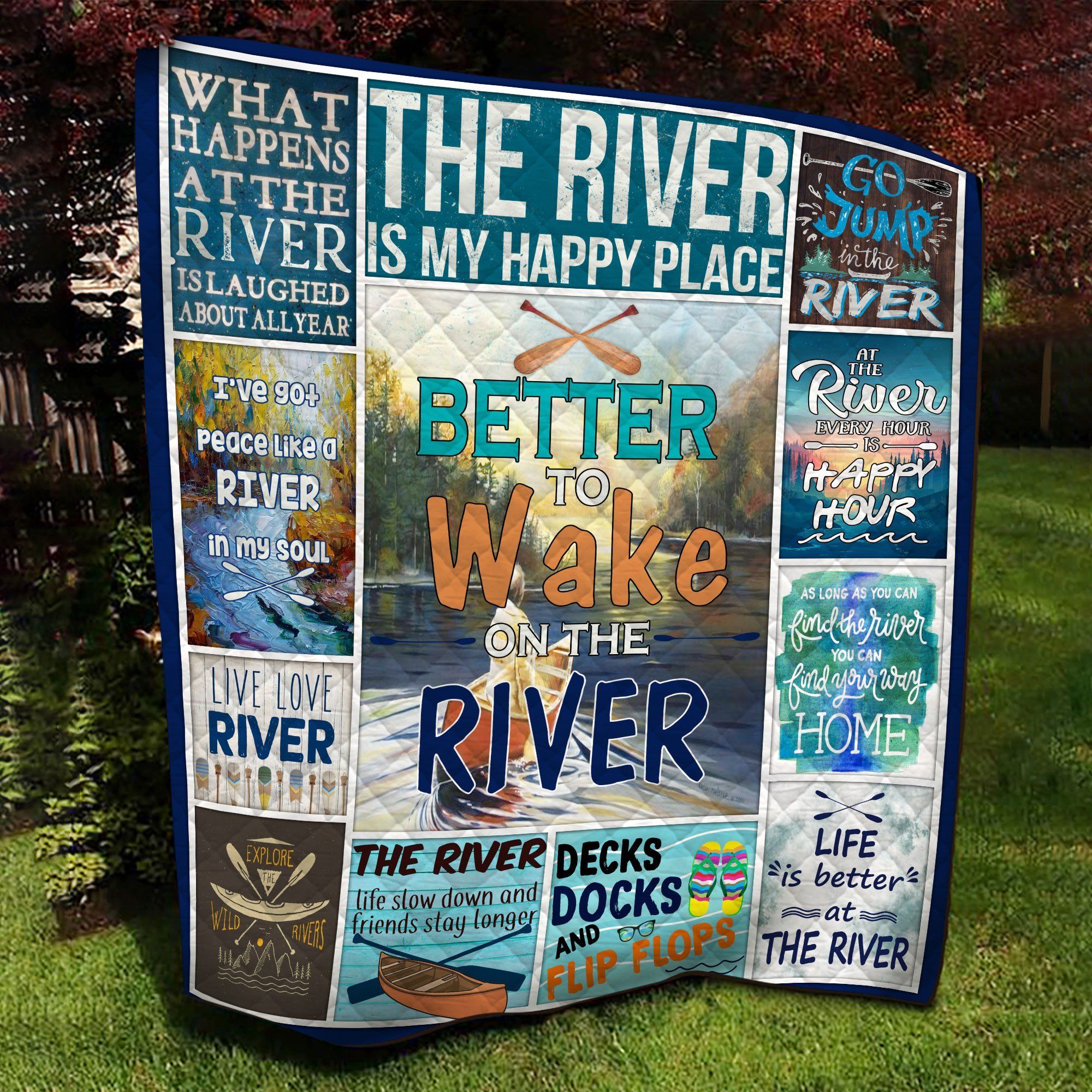 Better Wake At The River Quilt