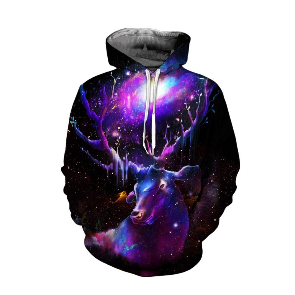 3D All Over Galaxy Deer Clothes