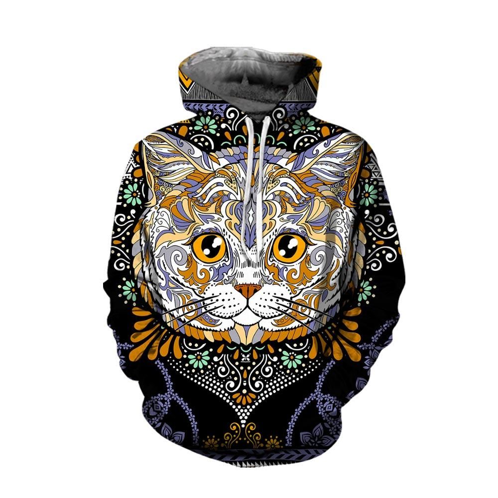 3D All Over Cat Bohemian Style PAN3HD0200