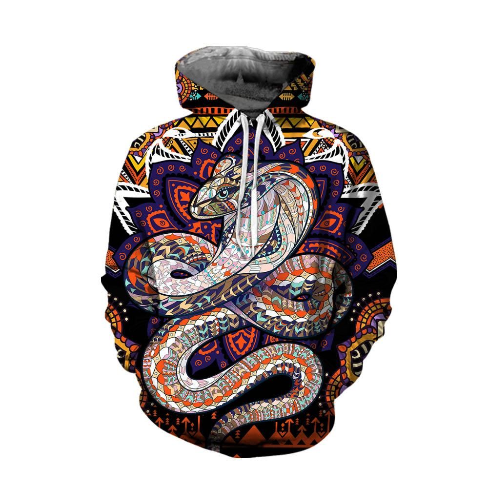 3D All Over Snake Bohemian Style