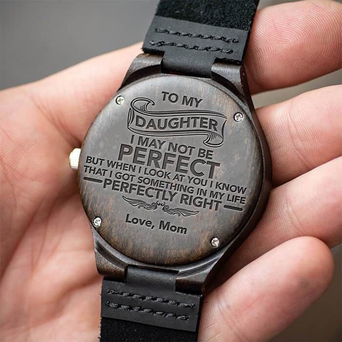 To my Mom - Im Not Just A Mom - Wood Watches