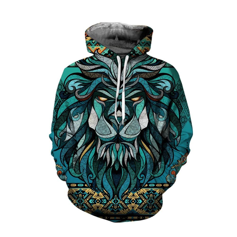 3D All Over Lion Bohemian Style