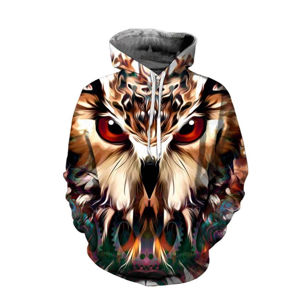 3D All Over Painting Owl Printed Clothes