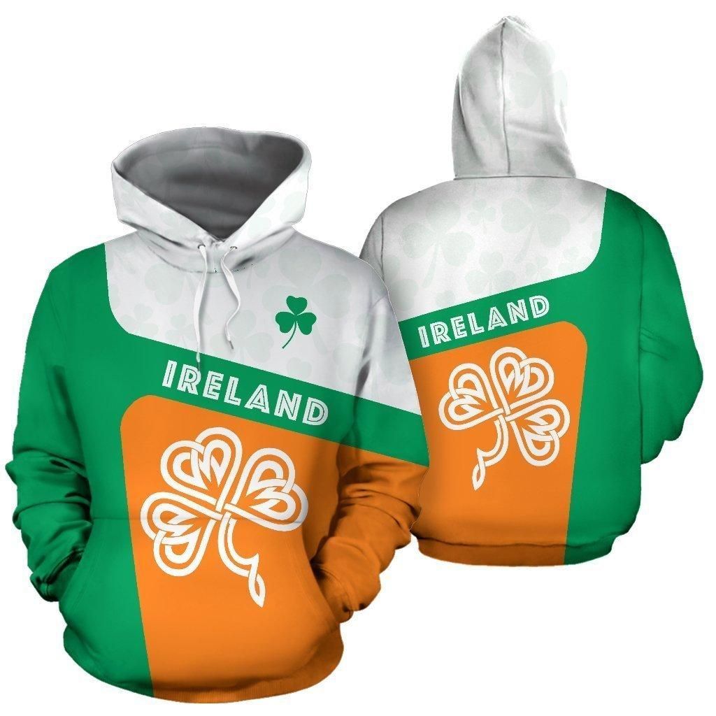 St Patrick’s Day Irish Shirts Ireland Flag Celtic Shamrock Hoodie