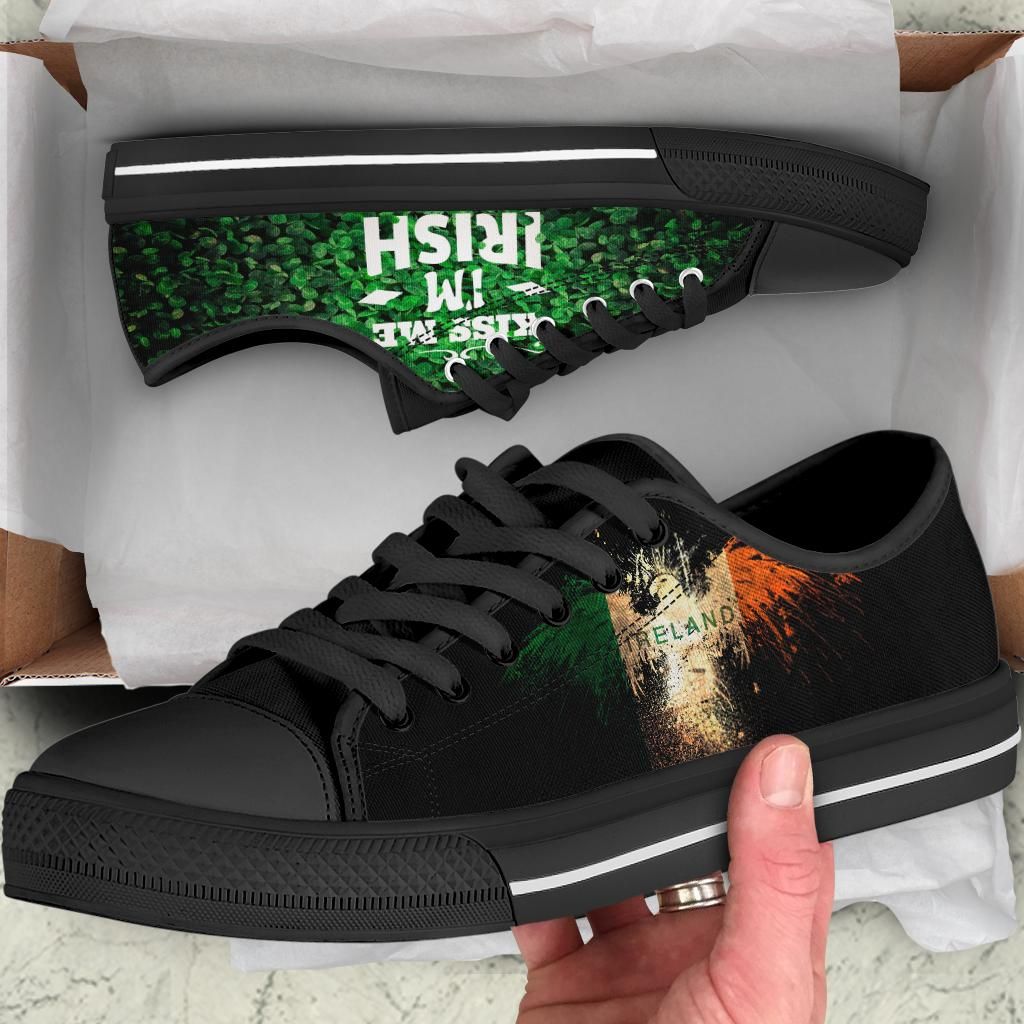 St Patrick's Day Oufit Irish Ireland Limited Low Top Shoes Su140305