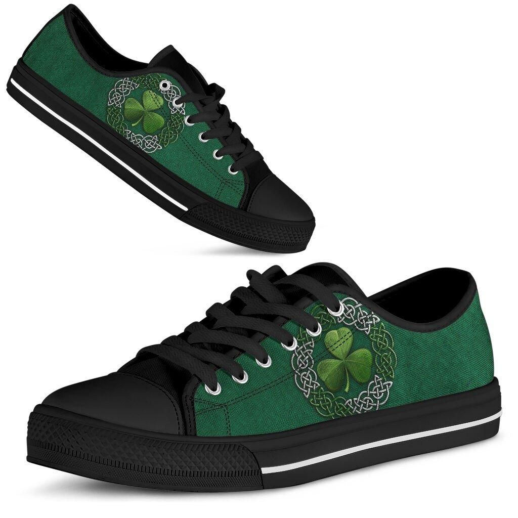 Irish Saint Patrick'S Day Shamrock Low Top Shoes PANLTS0004